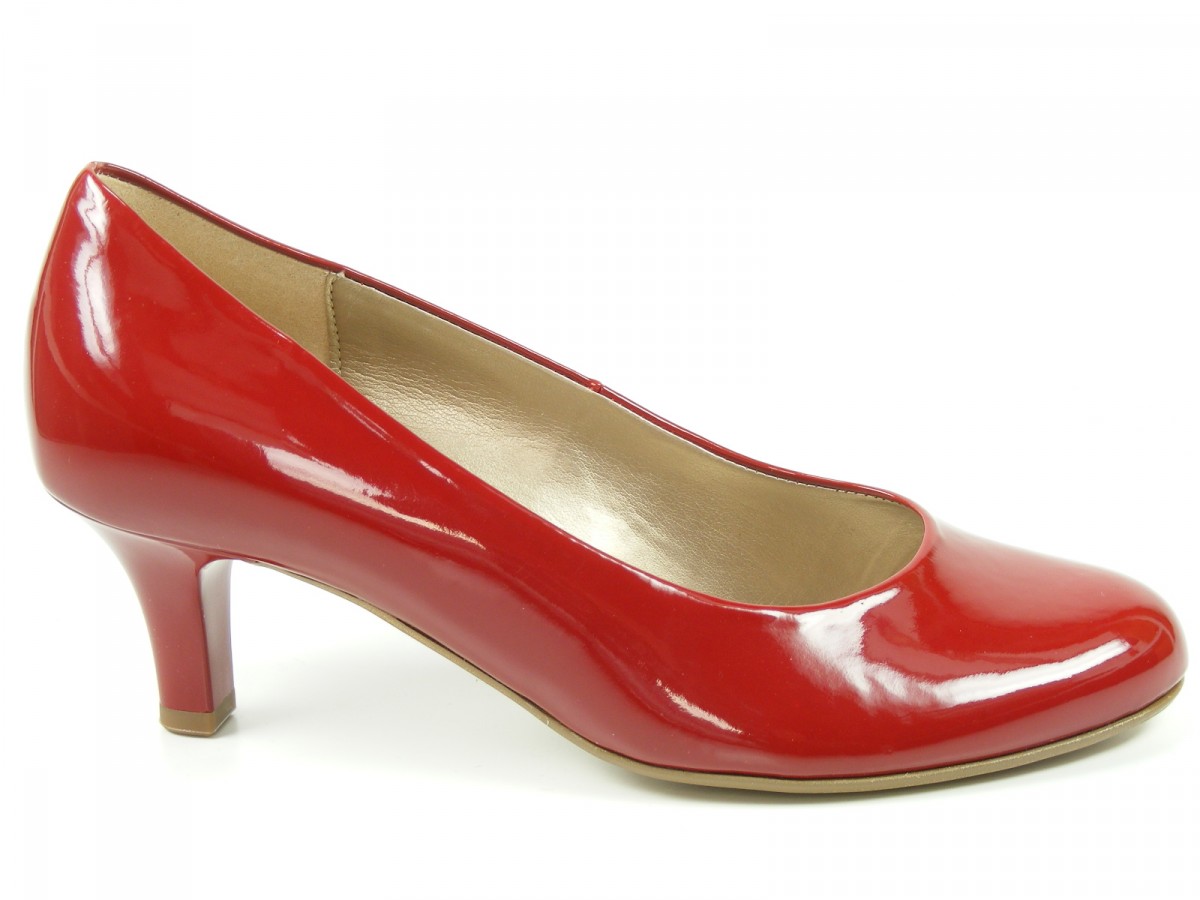 Gabor Schuhe Damen Pumps High Heels rot Lack Weite F 6520095 eBay